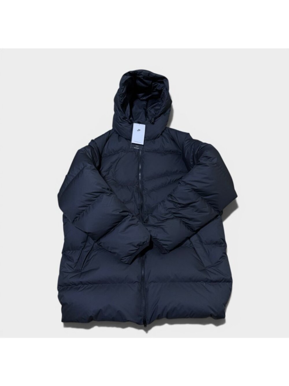 Nike Sportswear Club Therma-FIT Loose Parka Men's Small Black IH2377-010 NWT - Picture 2 of 14